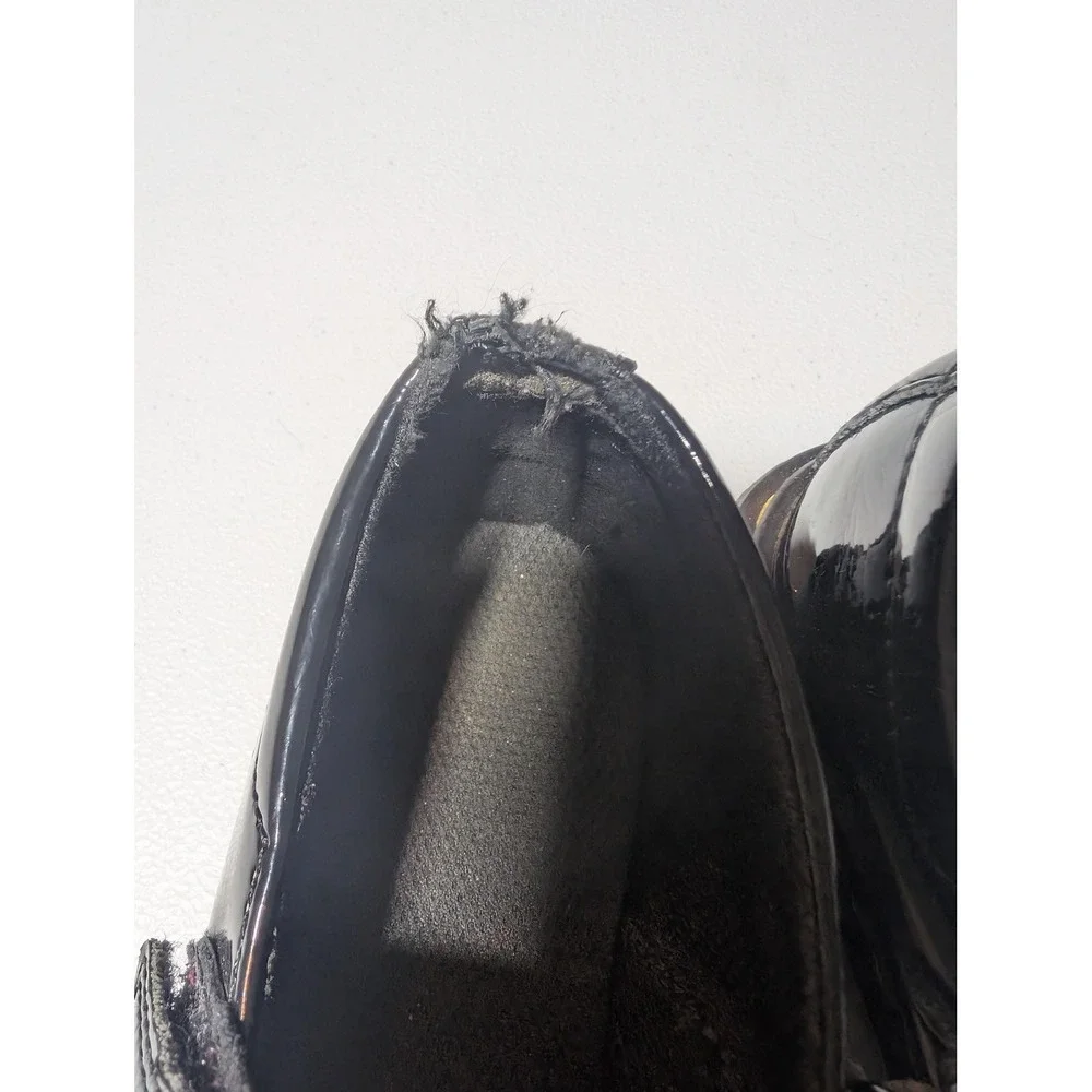 Dr Martens Mary Jane Shoes Girls Size 12 Black Patent Leather Strap School